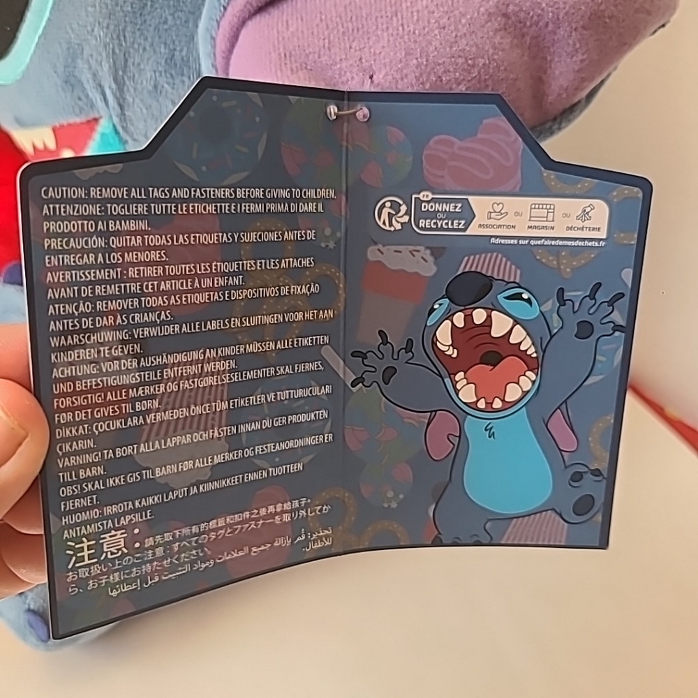 NEW 2024 Disney Stitch Attacks Snacks Mickey Caramel Apple Plush Series 9/12 - Picture 7 of 11